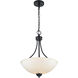 Ivey Lake 2 Light 15 inch Matte Black Indoor Pendant Ceiling Light